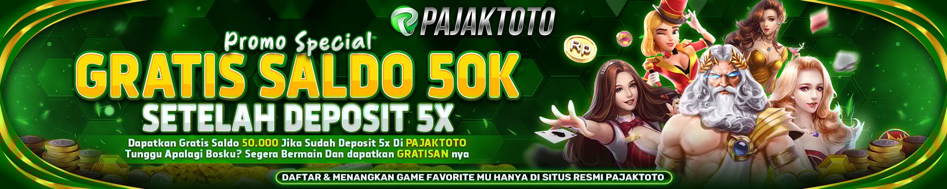 PAJAKTOTO - GRATIS SALDO 50K