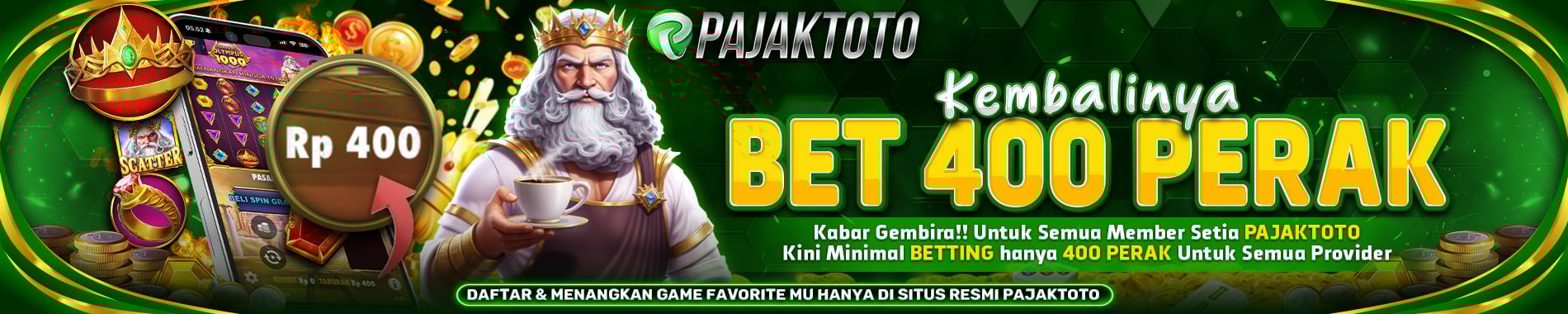 PAJAKTOTO - BET 400 PERAK